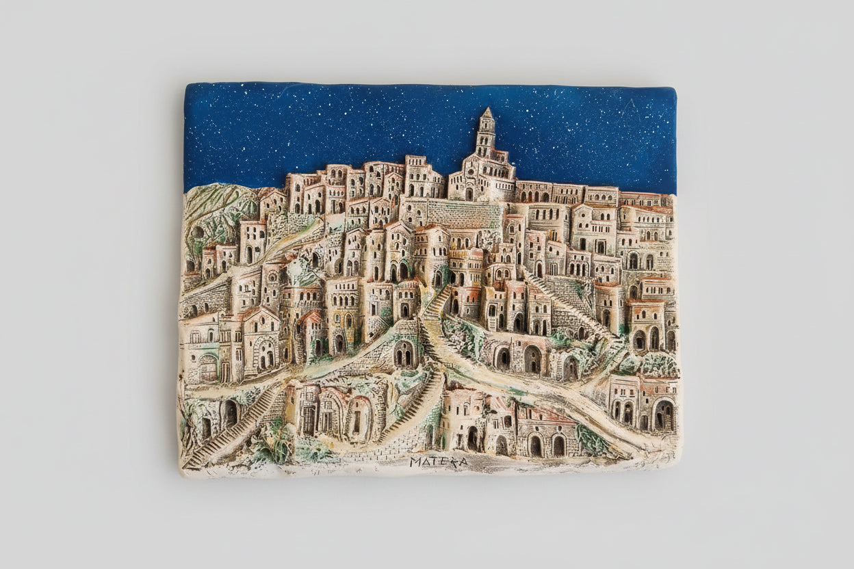 Quadretto Notte Di Matera Grande