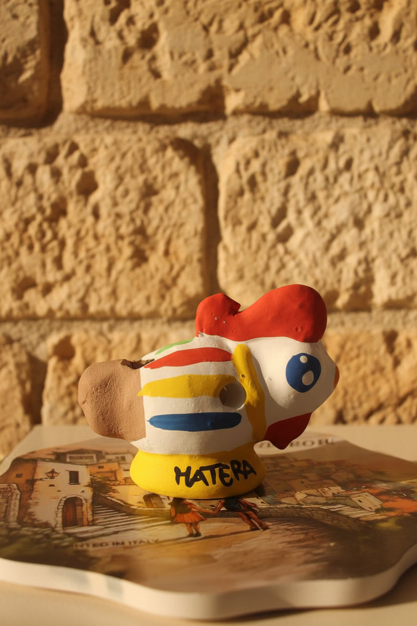 Cucù In Terracotta Simbolico Sassi Di Matera Dimensione Piccola
